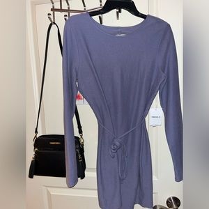 Lavender long sleeve dress